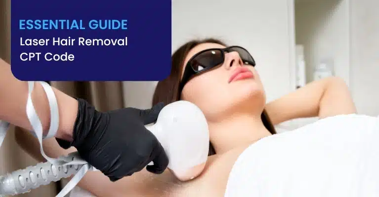 laser hair removal CPT code