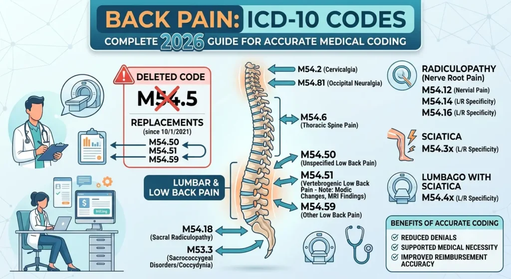 Back Pain ICD-10 Codes