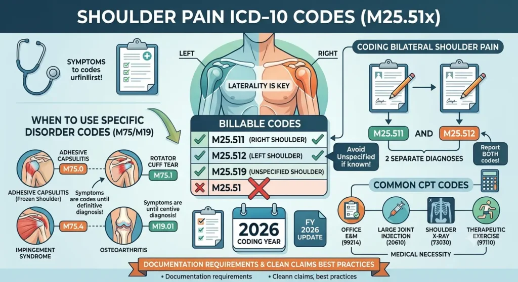 Shoulder Pain ICD-10 Code